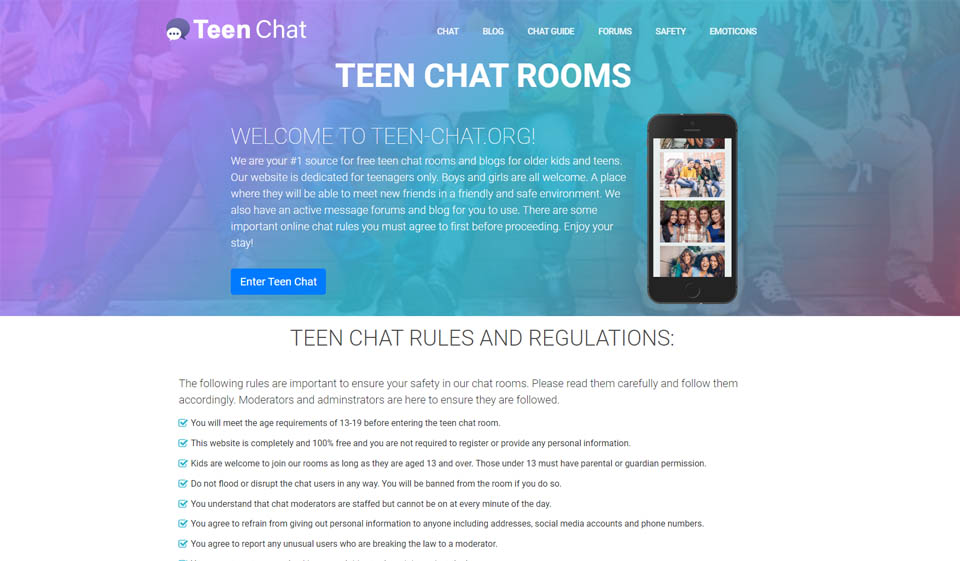 Teenchat Overzicht 2024